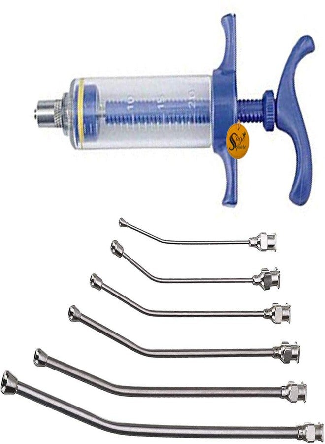 سايج سكوير محقنة تغذية يدوية مربعة قابلة للتعديل من سيج مع مجموعة كاملة للطيور والجراء والقطط والكلاب والقطط والهامستر (20 مل) (قطعة واحدة) - Image 1
